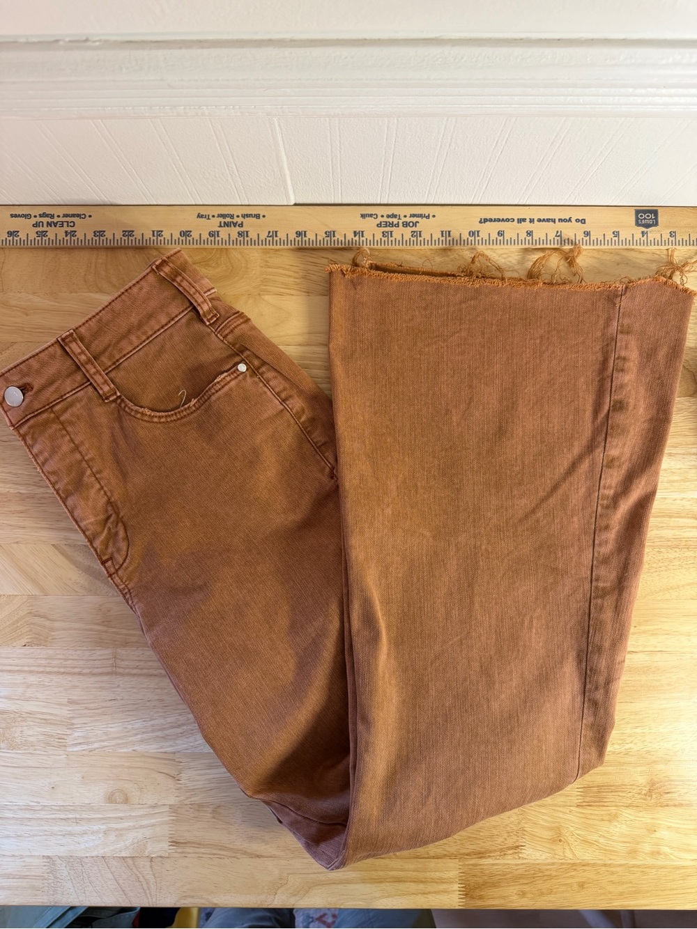 Women’s Rust Brown Jeans - Classic Straight Fit